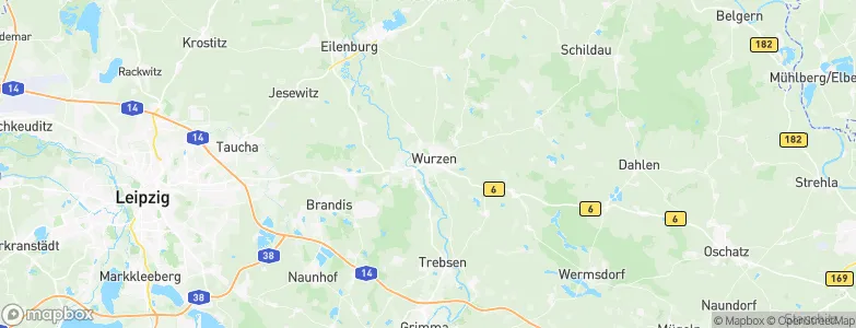 Wurzen, Germany Map