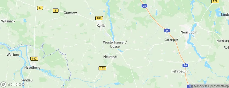 Wusterhausen, Germany Map