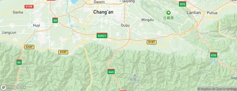 Wutai, China Map