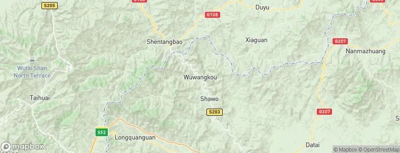 Wuwangkou, China Map