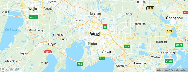 Wuxi, China Map