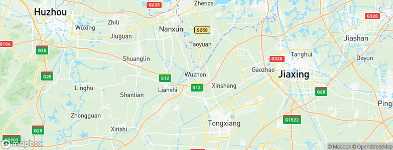 Wuzhen, China Map