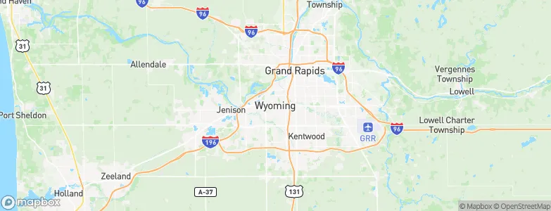 Wyoming, United States Map