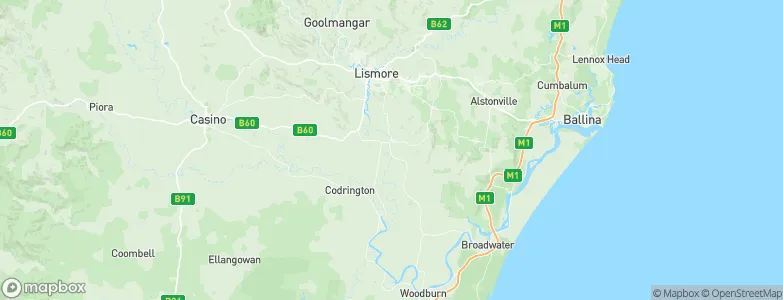 Wyrallah, Australia Map