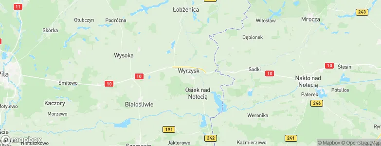 Wyrzysk, Poland Map