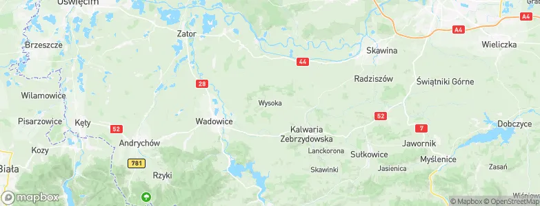 Wysoka, Poland Map