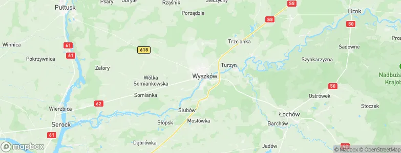 Wyszków, Poland Map