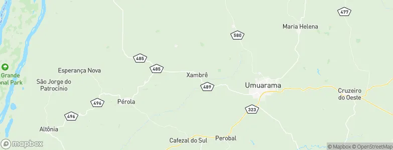 Xambrê, Brazil Map
