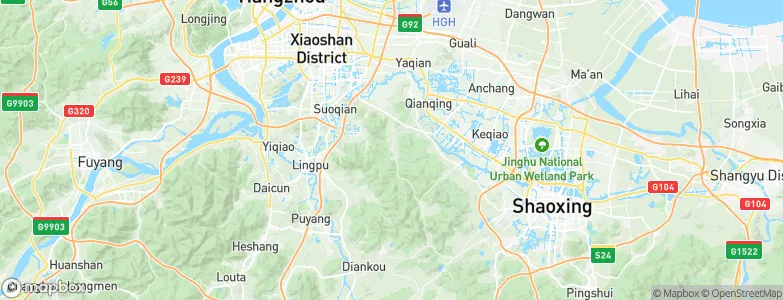 Xialu, China Map