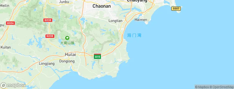 Xian’an, China Map
