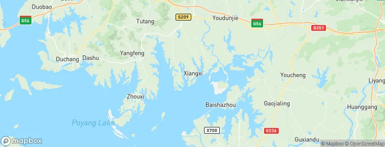 Xiangxi, China Map