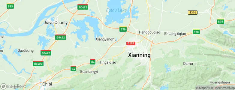 Xianning, China Map