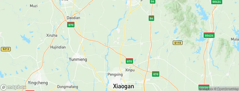 Xiaogang, China Map