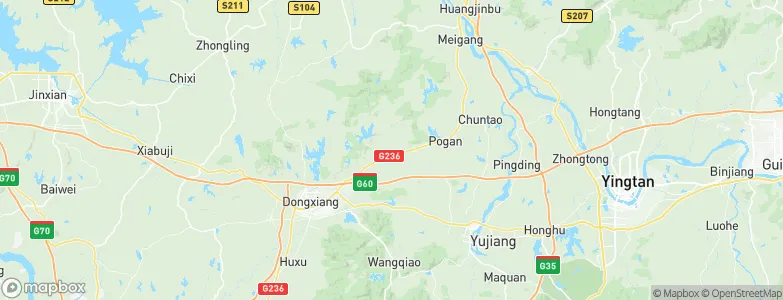Xiaohuang, China Map