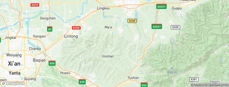 Xiaojin, China Map