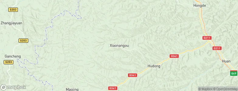 Xiaonangou, China Map
