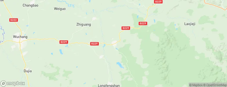 Xiaoshanzi, China Map