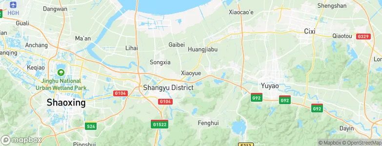 Xiaoyue, China Map