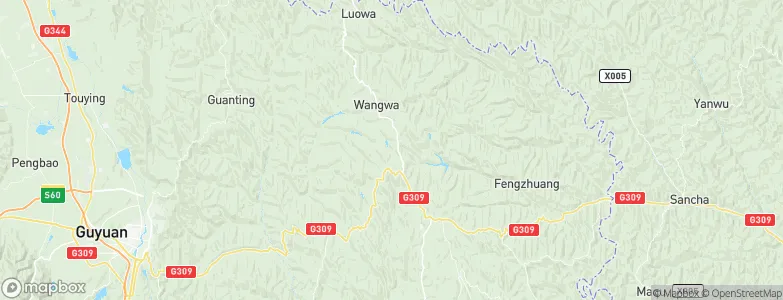 Xiawangwa, China Map