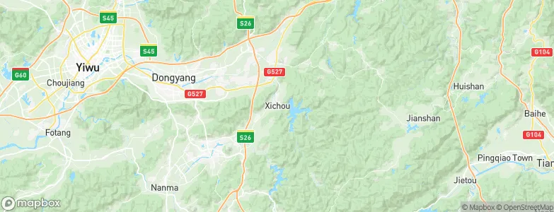 Xichou, China Map