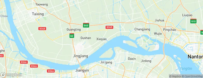 Xieqiao, China Map