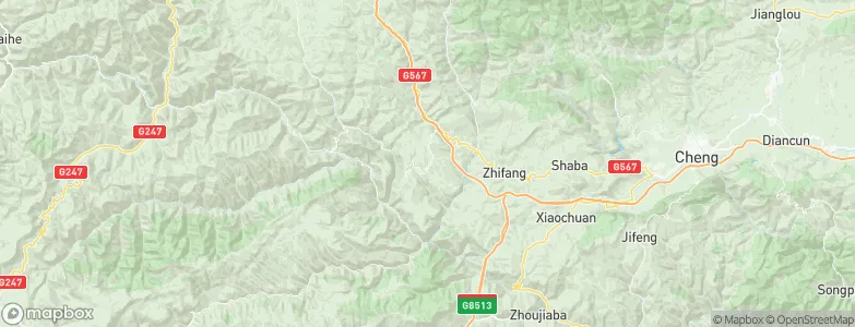 Xigaoshan, China Map