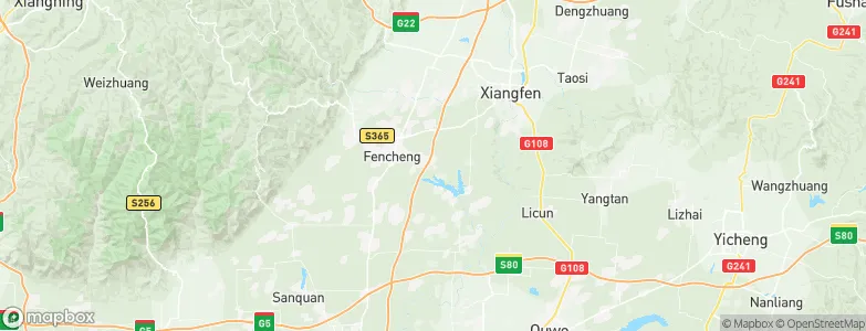 Xijia, China Map