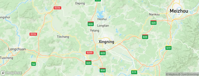Xinbei, China Map