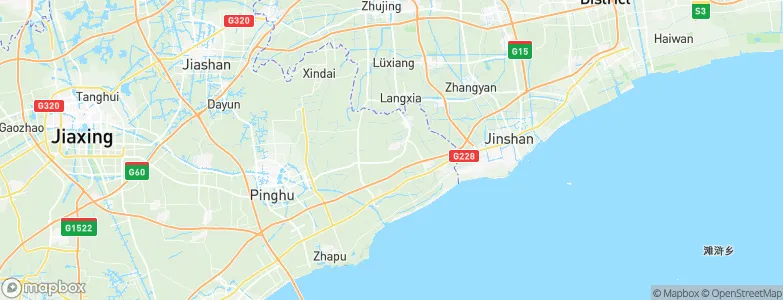 Xincang, China Map