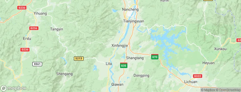 Xinfengjie, China Map