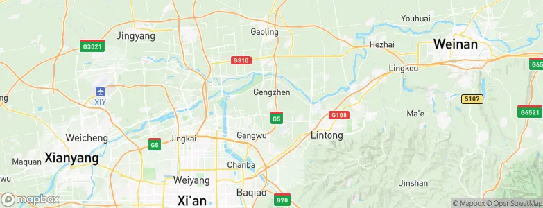 Xinhe, China Map