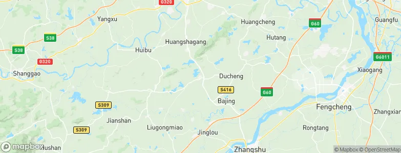 Xinjiezhen, China Map