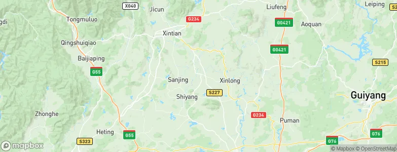 Xinxu, China Map