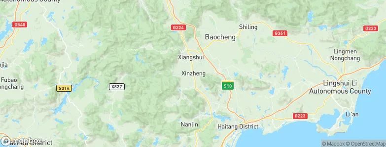 Xinzheng, China Map