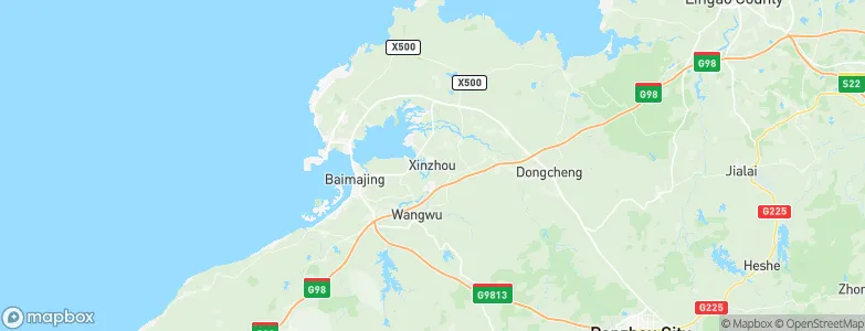 Xinzhou, China Map