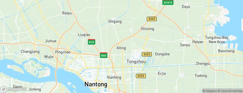 Xiting, China Map