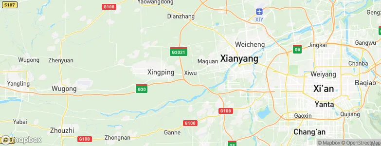 Xiwu, China Map