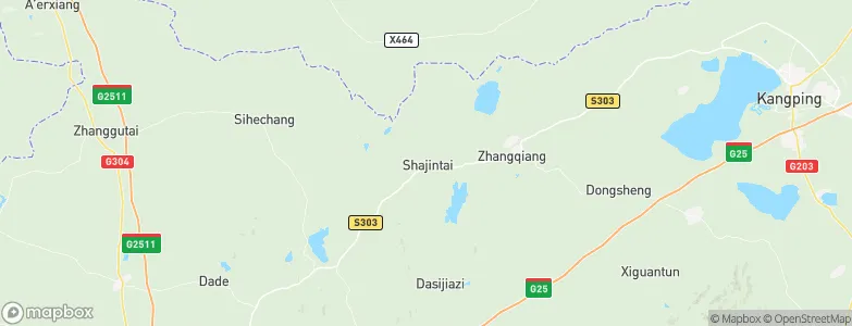 Xizhahaqi, China Map