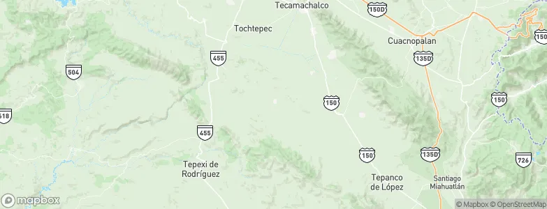 Xochitlan Todos Santos, Mexico Map