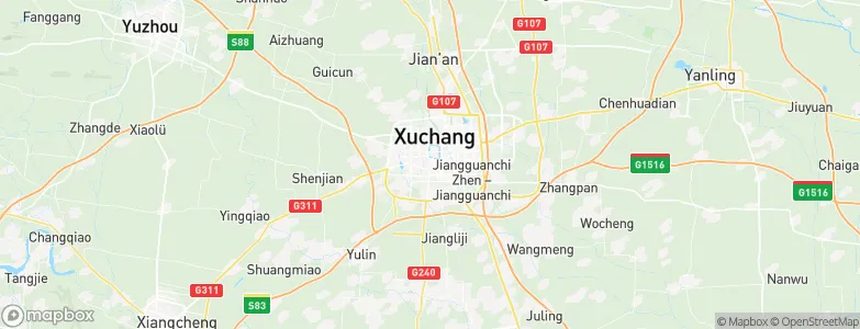 Xuchang, China Map