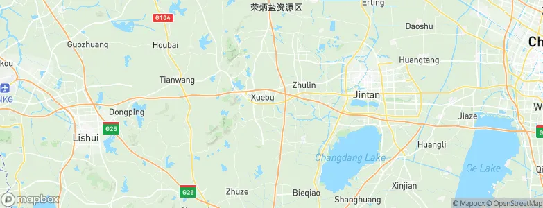 Xuebu, China Map