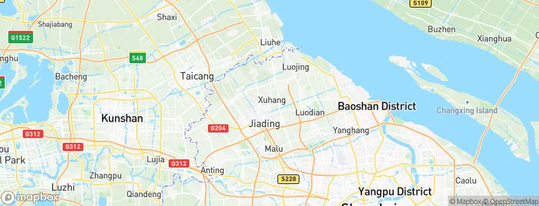 Xuhang, China Map