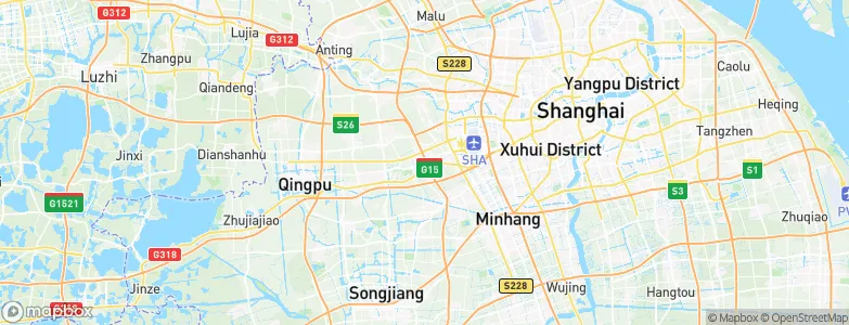 Xujing, China Map