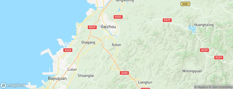 Xutun, China Map