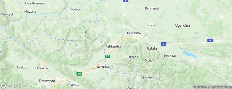 Yablanitsa, Bulgaria Map