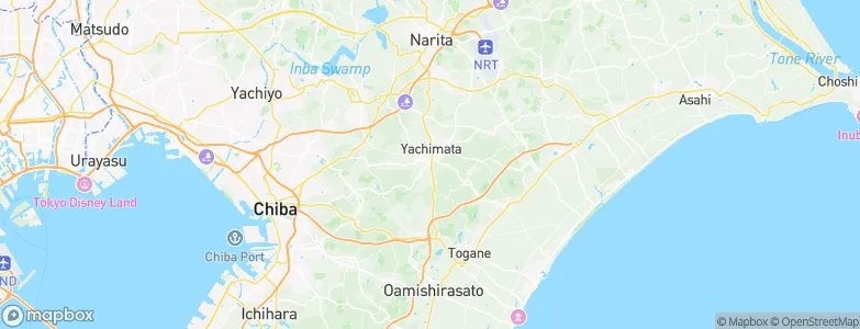 Yachimata, Japan Map