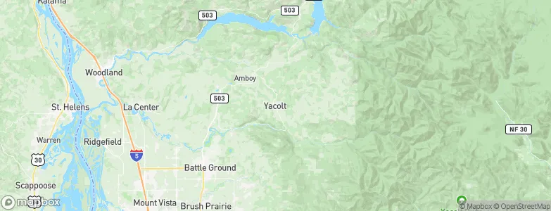 Yacolt, United States Map