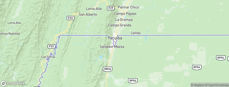 Yacuiba, Bolivia Map
