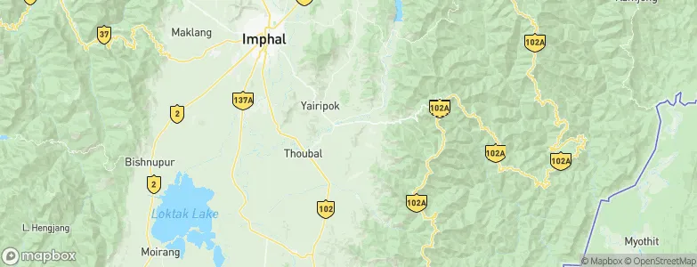Yairipok, India Map