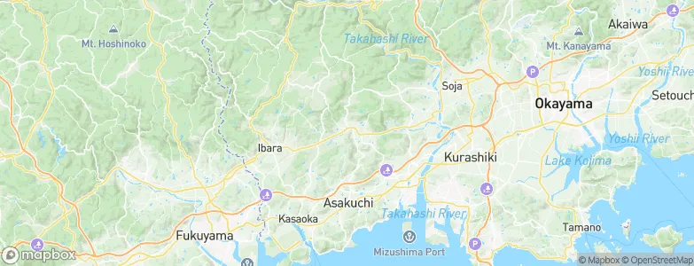 Yakage, Japan Map